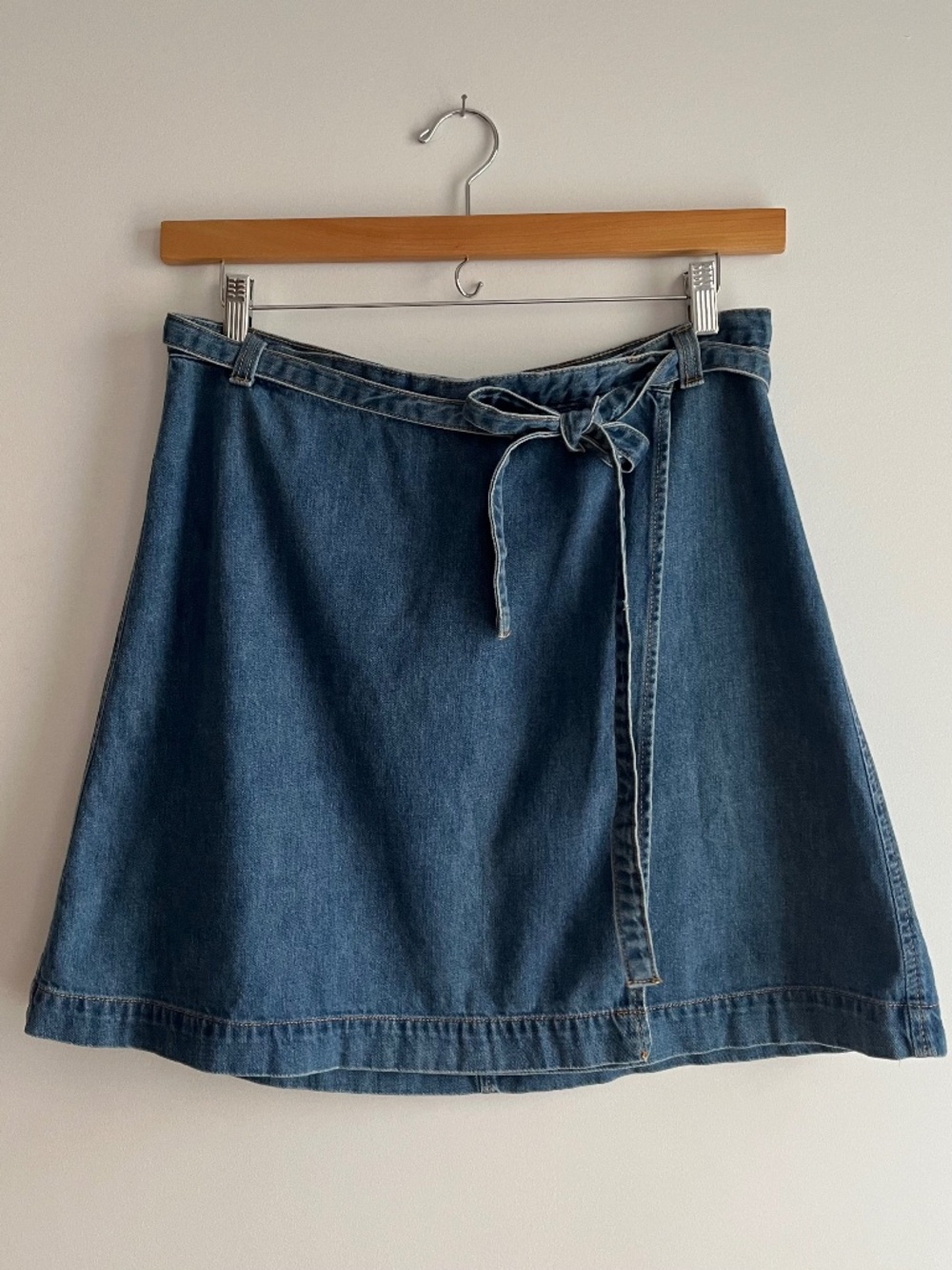 Soft denim wrap skirt - Gap - Size 12/32